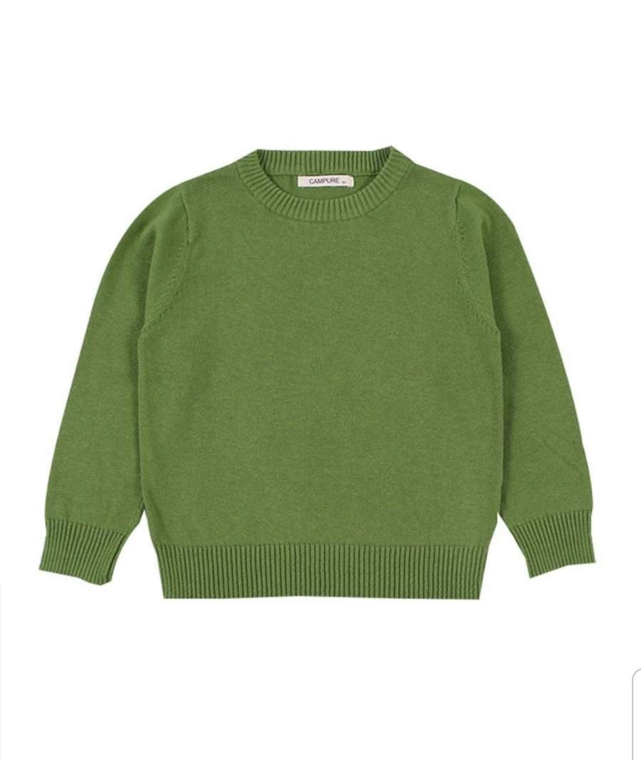 Little Lad Green Sweater